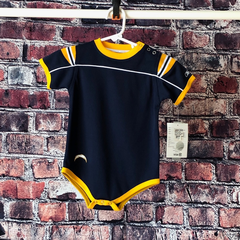 Los Angeles/San Diego Chargers 24 Month Navy Blue Baby Onesie